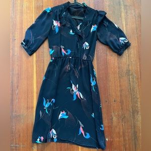 Cute vintage patterned dress, size 6